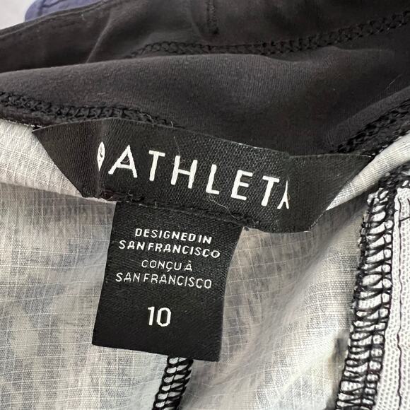 Athleta Trekkie North Jogger Pants Kinetic Abstract 533655 Women's Size 10 Black - Picture 11 of 14